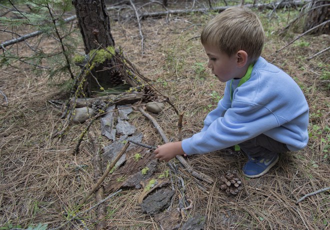 Kids' Fairy Houses