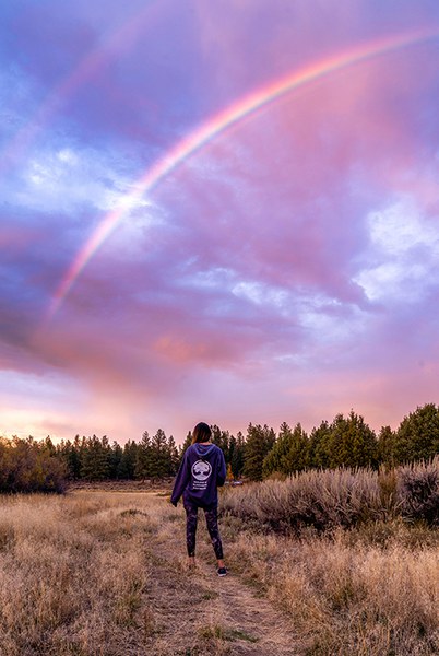 A rainbow over Indian Ford Meadow Preserve. Photo: Wasim Muklashy.