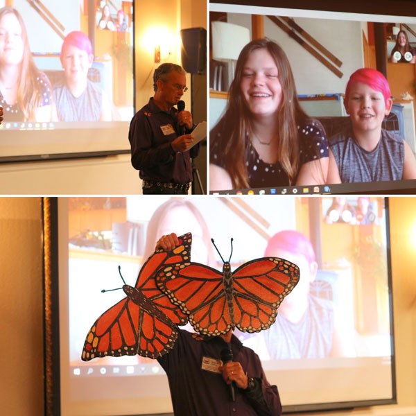 Lucy and Eli Egertson were presented the Instar Award.