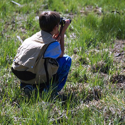 Whether on the ground, in a chair, or on a bench--be sure to sit in a comfortable spot. Photo: Byron Dudley.