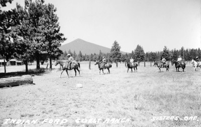 Indian Ford Guest Ranch, Sisters, Oregon. Photo: Deschutes County Historical Society.