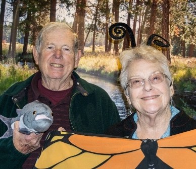 Sue and Paul pose for a photo at a Land Trust event. Photo: Land Trust.