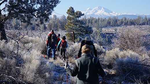 Taking a walk can bring a sense of calm. Photo: Bruce Wright.