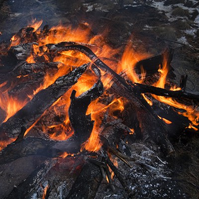 Always check weather conditions before burning your debris! Photo: Jay Mather.