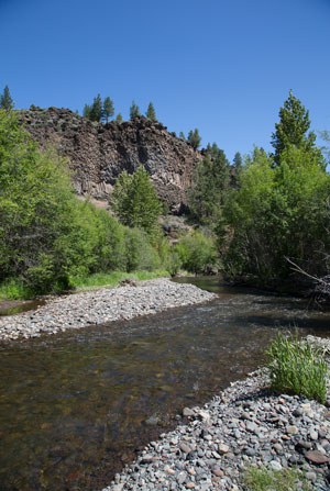 Whychus Creek at Aspen Hollow Preserve. Photo: John Williams.