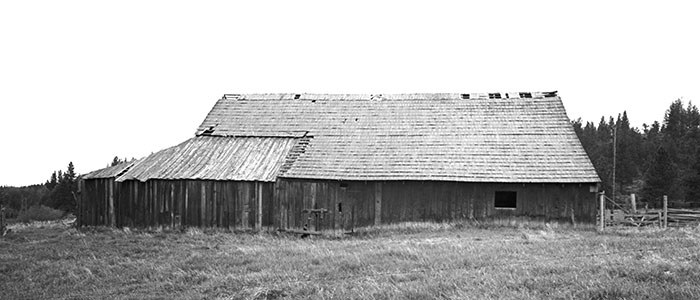 A view of the barn from 1972. Photo: Ed Barnum.