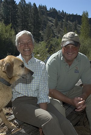 Gayle and Bob Baker. Photo: Jim Yuskavitch.