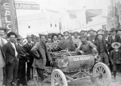 Old Scout, the first car that came to Central Oregon. Photo: Bowman Museum