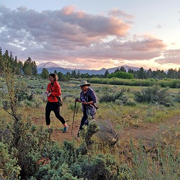 Visitors at Indian Ford Meadow Preserve. Photo: Kolby Kirk.