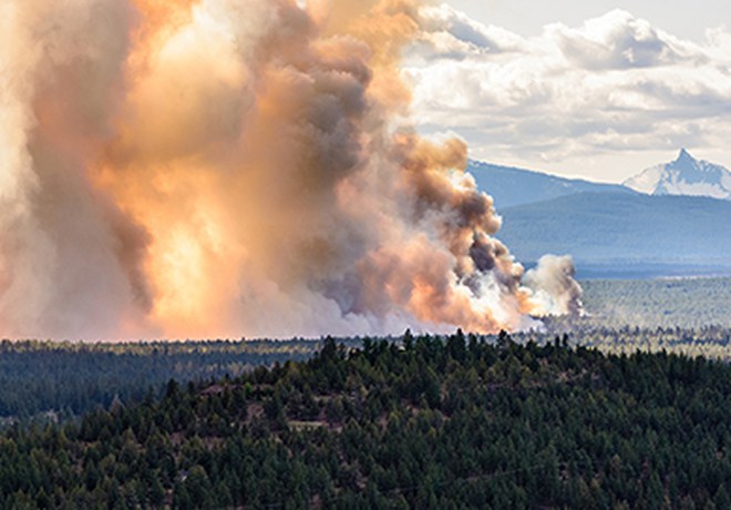 Fire in Central Oregon