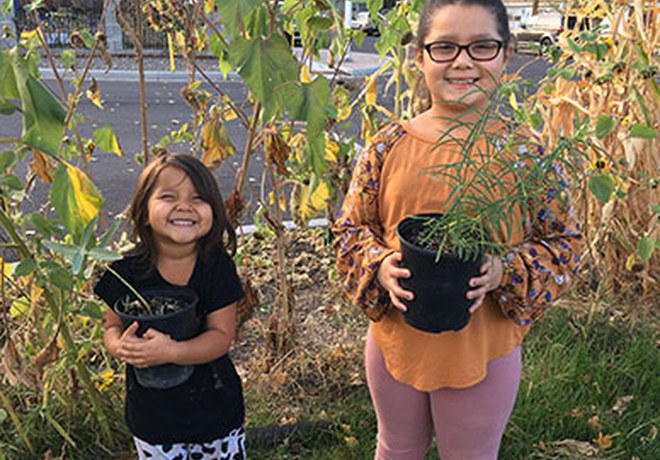 Land Trust partners with Madras, Warm Springs, and Prineville groups to plant monarch gardens