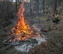 Pile burning completed at Aspen Hollow Preserve