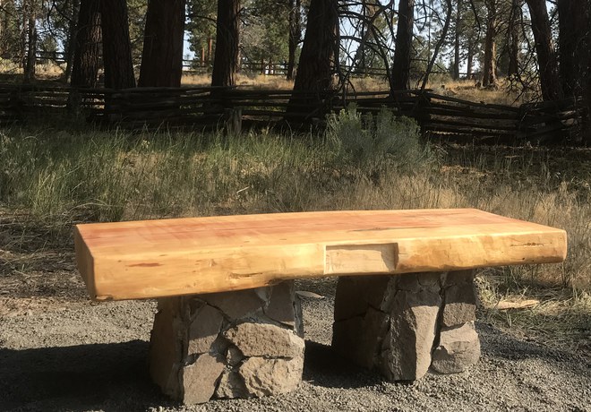 New Benches Installed at Camp Polk Meadow Preserve