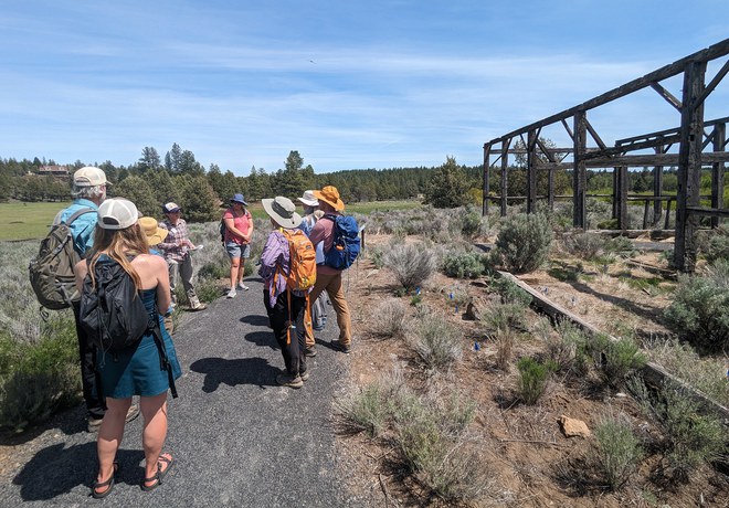 Bend Bulletin reports on a visit to Camp Polk Meadow Preserve