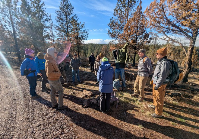 Central Oregon Daily highlights wildfire restoration work at Aspen Hollow Preserve after Flat Fire