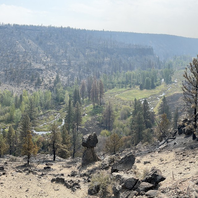 Flat Fire Burns Land Trust Preserves